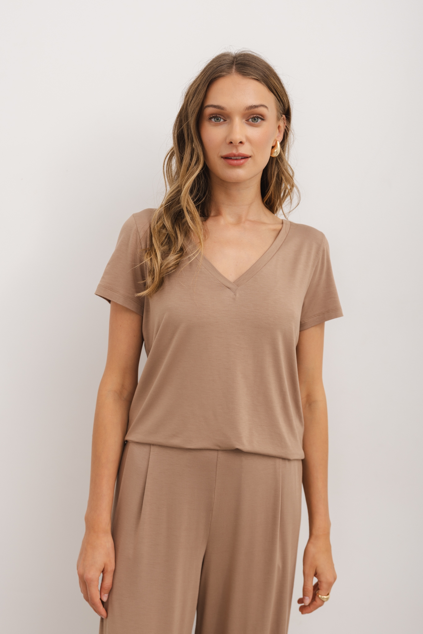 T-SHIRT KLARA MODAL KAKAO