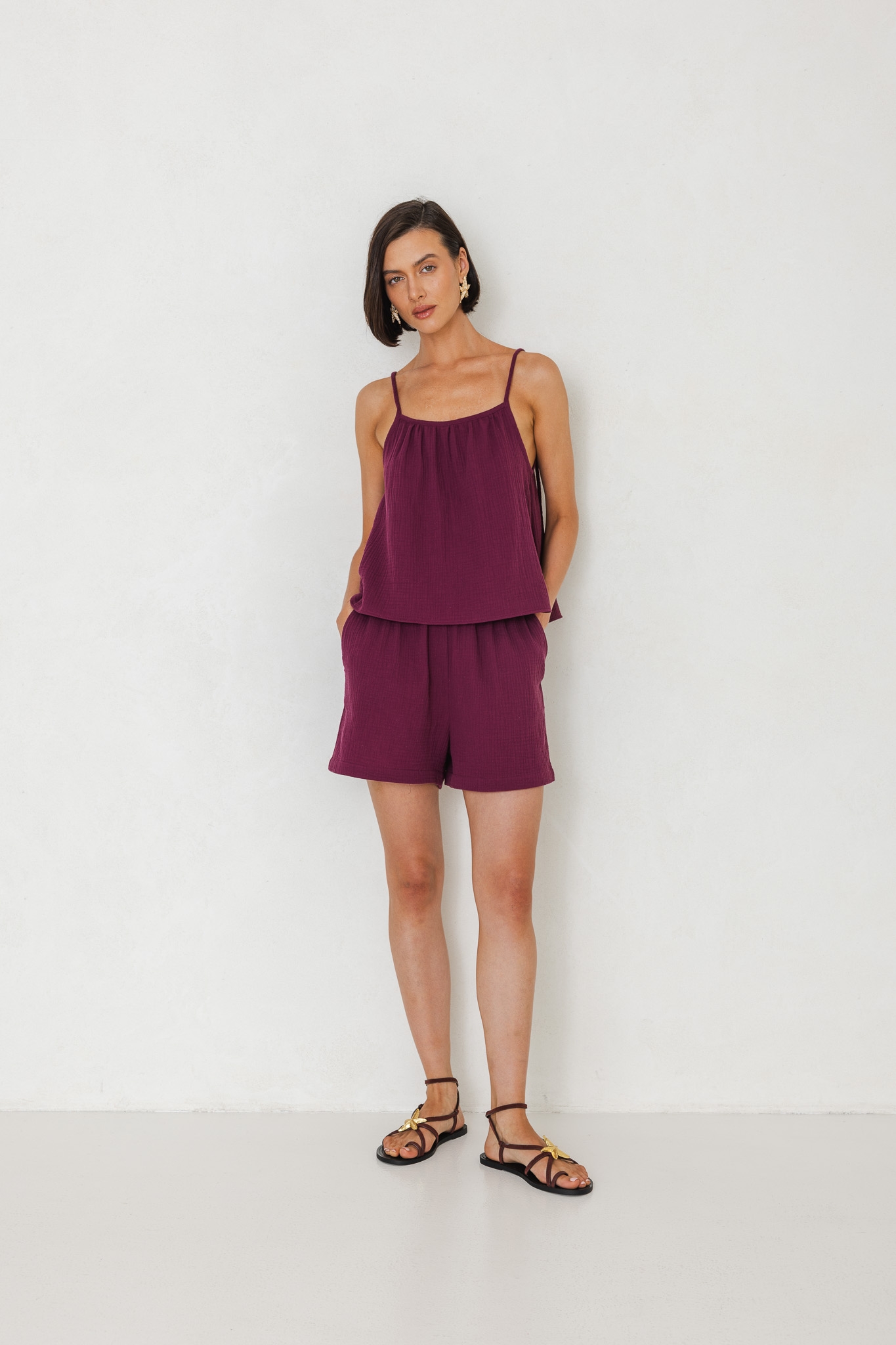 TOP BELLA PURPUROWY
