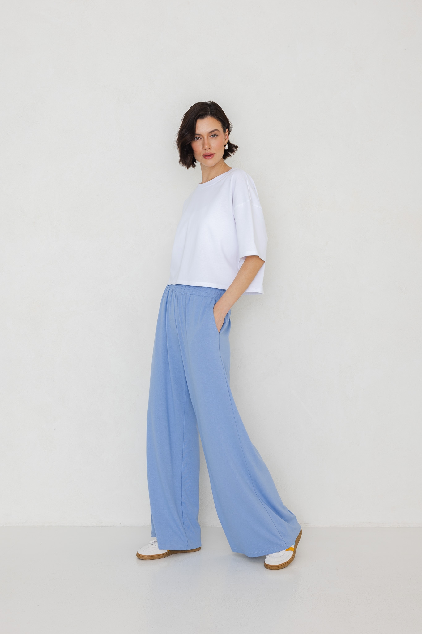 SPODNIE AMBER NIEBIESKIE