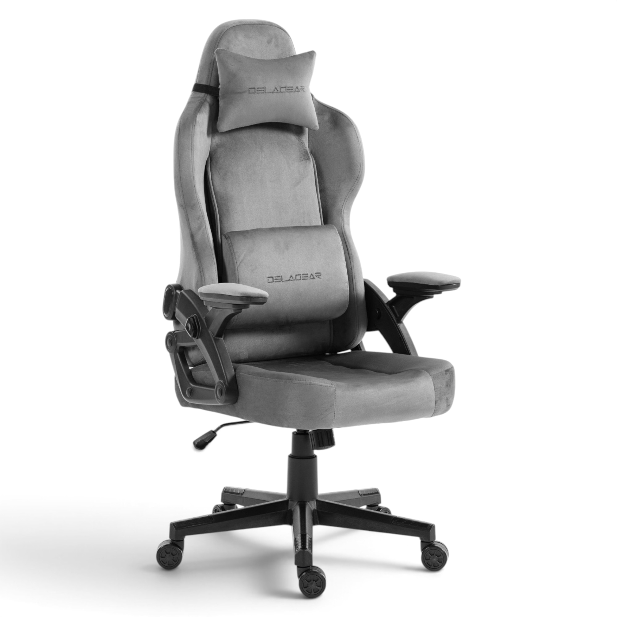 Fotel Gamingowy Delagear G 450 Ciemnoszary Materiałowy