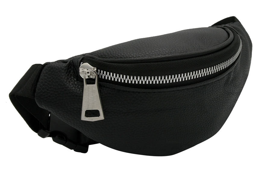 Saszetka PU na pas WB25-PU1 czarna