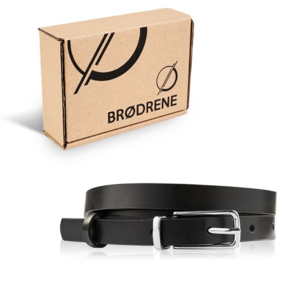 Pasek Skórzany Damski OPD-29 Brødrene Czarny 110 cm