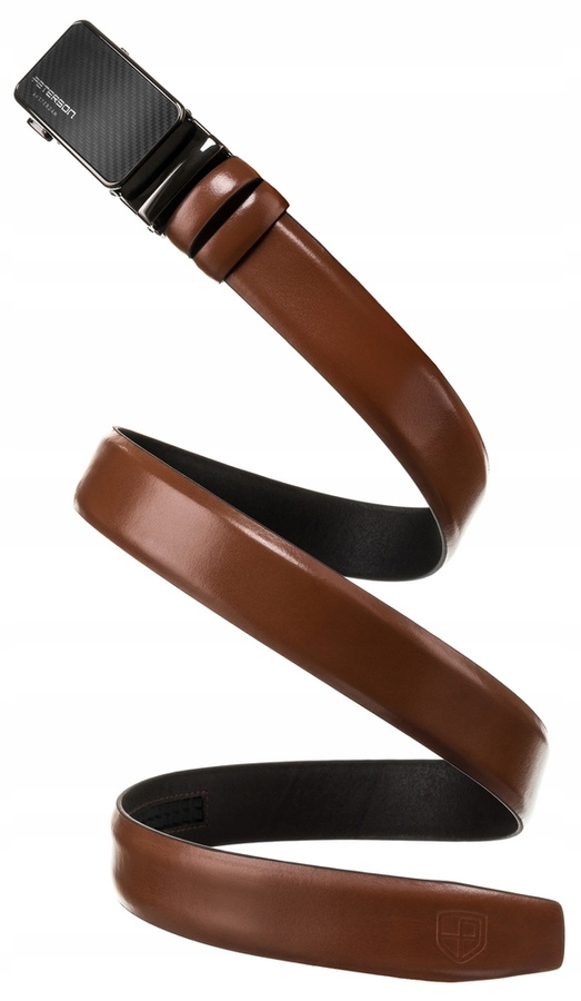 Pasek męski Peterson PTN A002 BROWN brązowy