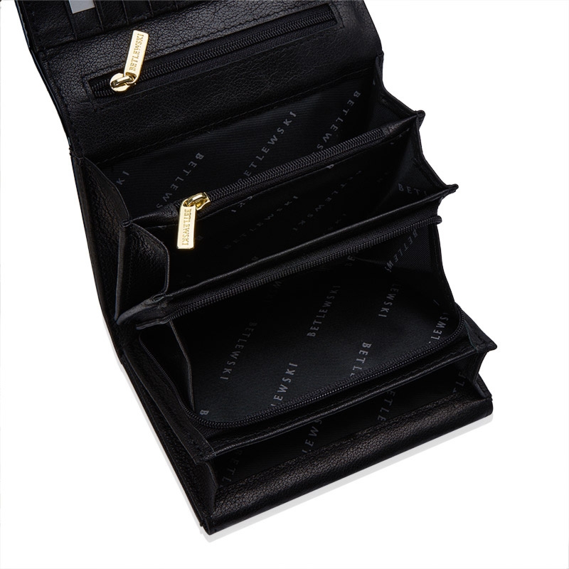 Portfel damski BETLEWSKI BPD-VS-11 CZARNY