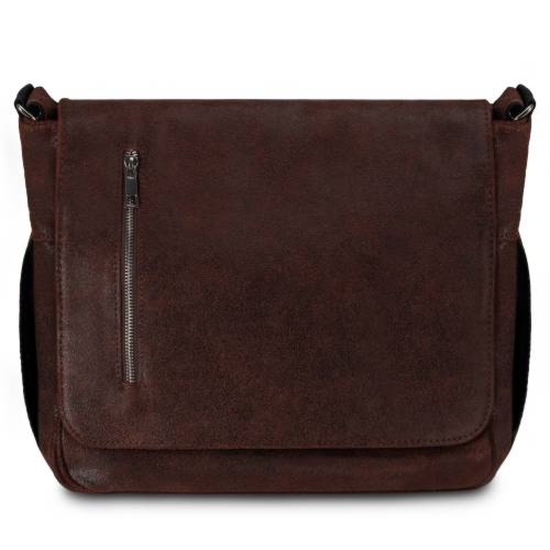 Torba męska skóra naturalna Tizano TM16 czekolada krek