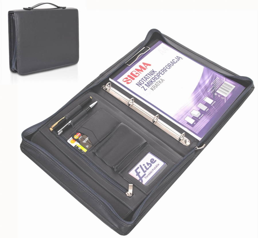 Aktówka biwuar A4 Tizano BW01 szara