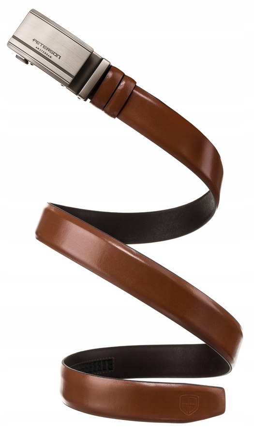 Pasek męski Peterson PTN A006 BROWN brązowy