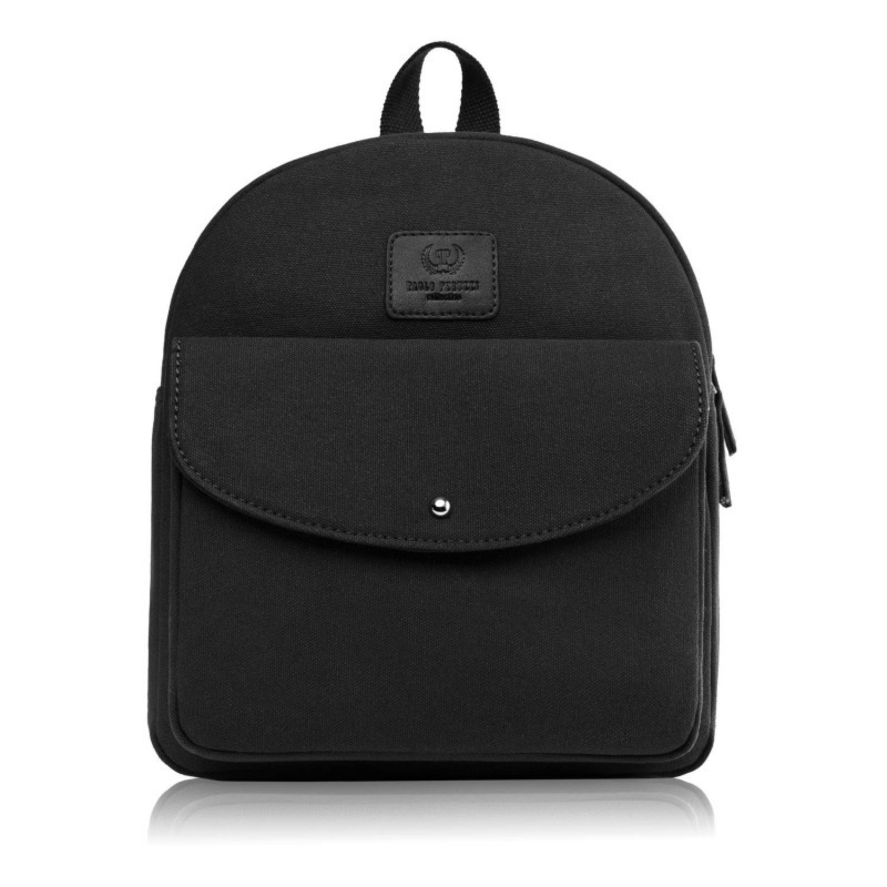 Plecak damski miejski czarny vintage pojemny T-101-BL