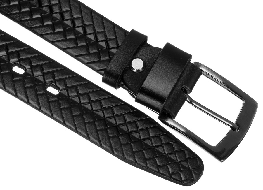 Pasek męski Peterson PTN PRS-02-G czarny