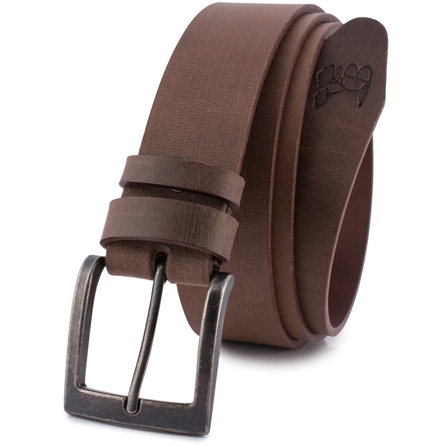 Pasek skórzany BELTIMORE r.120-135 cm E43 brązowy