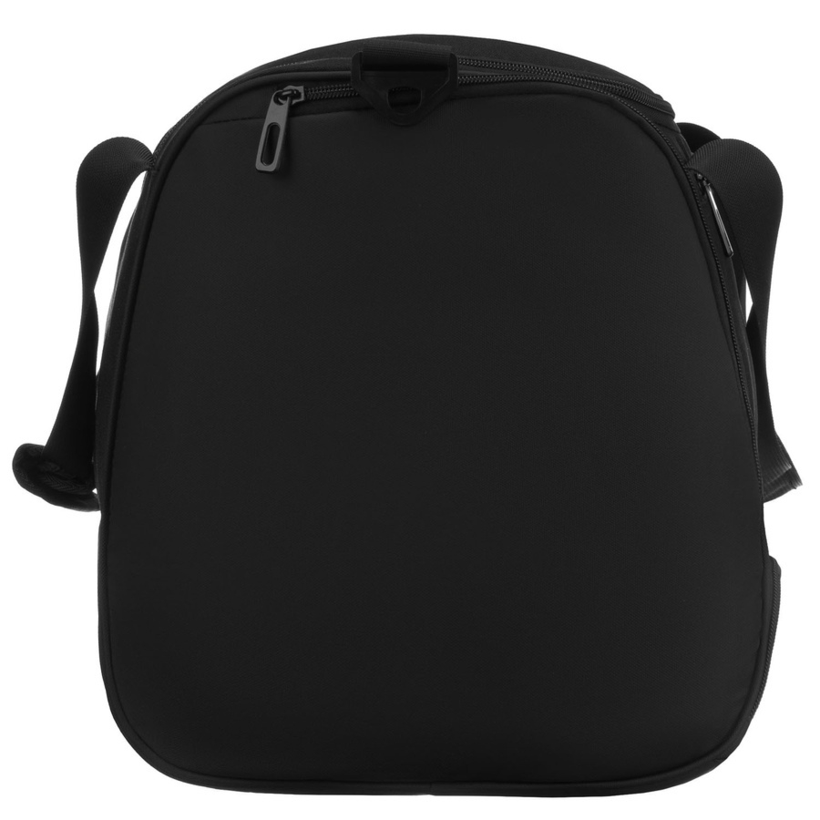 Czarna, pojemna torba podróżna wykonana z wytrzymałego poliestru - Peterson