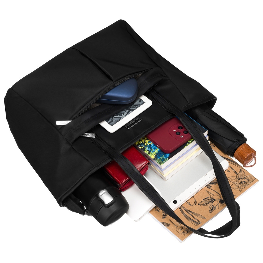 Shopper damska Peterson PTN CTY-08 czarna