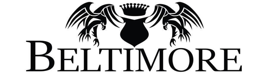 Beltimore skórzany licowy pasek męski czarny 3,5 cm E10 : Kolory - czarny, Rozmiar pasków - r.115-130 cm