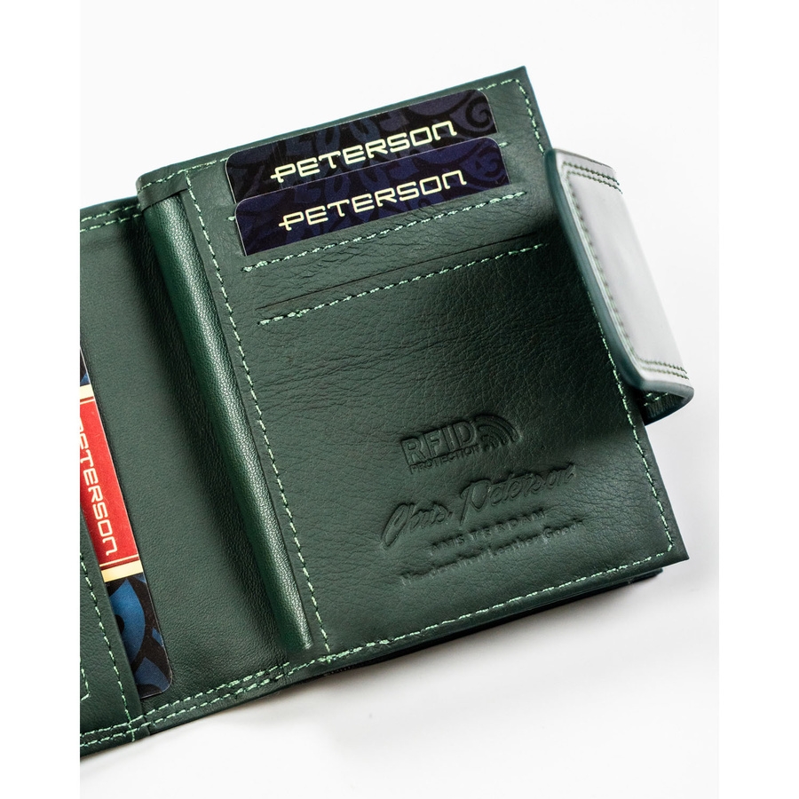 Portfel damski Peterson PTN PS329-FDS zielony
