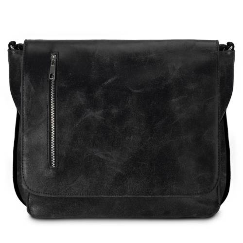 Torba męska skóra naturalna Tizano TM16 czarna krek