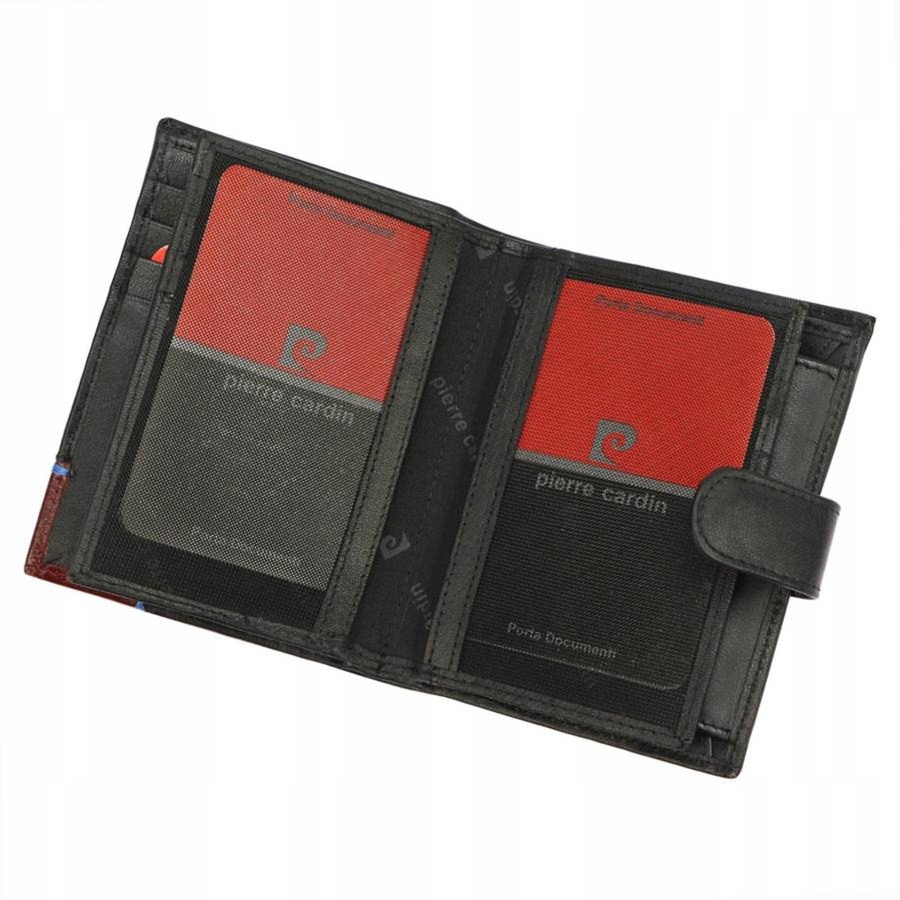 Portfel skórzany Pierre Cardin [DH] 331A TILAK75 czarny