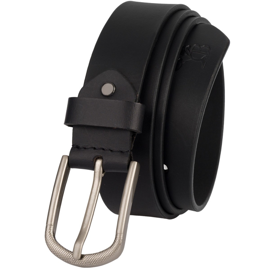 Zestaw prezentowy męski skórzany pasek portfel pudełko premium czarny Beltimore Z25