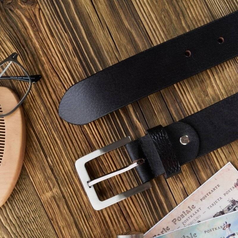 Pasek skórzany 90 CM PAOLO PERUZZI 01Z0190 czarny