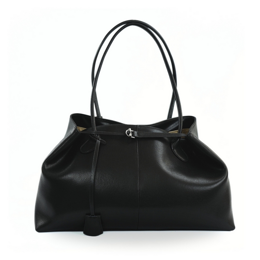 Shopper damski Solier FL37 Marlen czarna