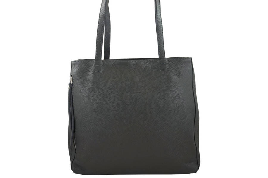 Shopperka skórzana BARBERINI'S czarna 930-1