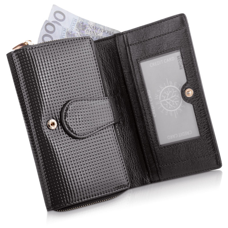 Portfel damski BETLEWSKI BPD-DT-513 CZARNY