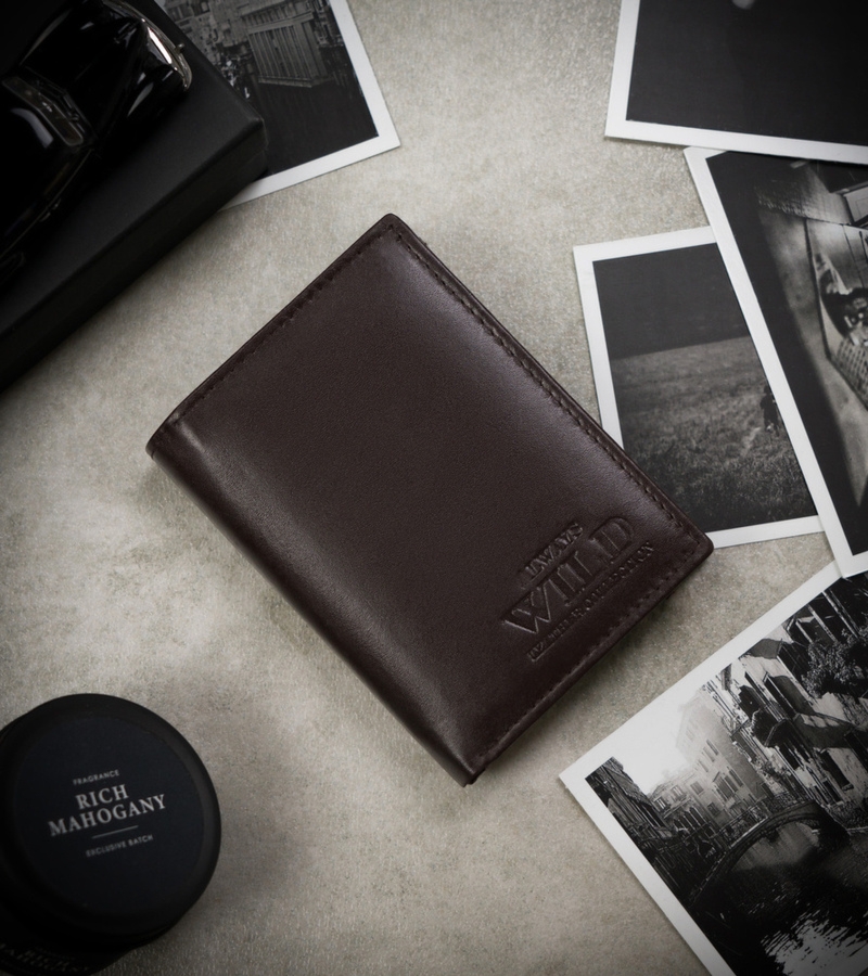 Portfel skórzany Always Wild N4-P-SCR brązowy