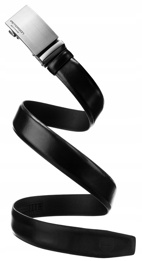 Pasek męski Peterson PTN A005 BLACK czarny