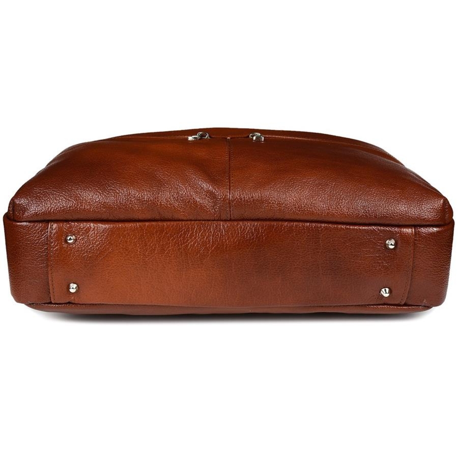 Beltimore torba męska skórzana Duża brązowa laptop J14