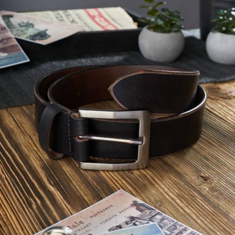 Pasek skórzany 100 CM PAOLO PERUZZI 05Z01100 czarny