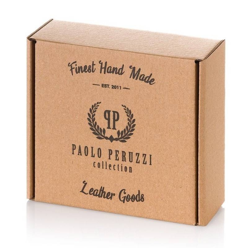 Pasek parciany PAOLO PERUZZI PW-22-115 cm granatowy