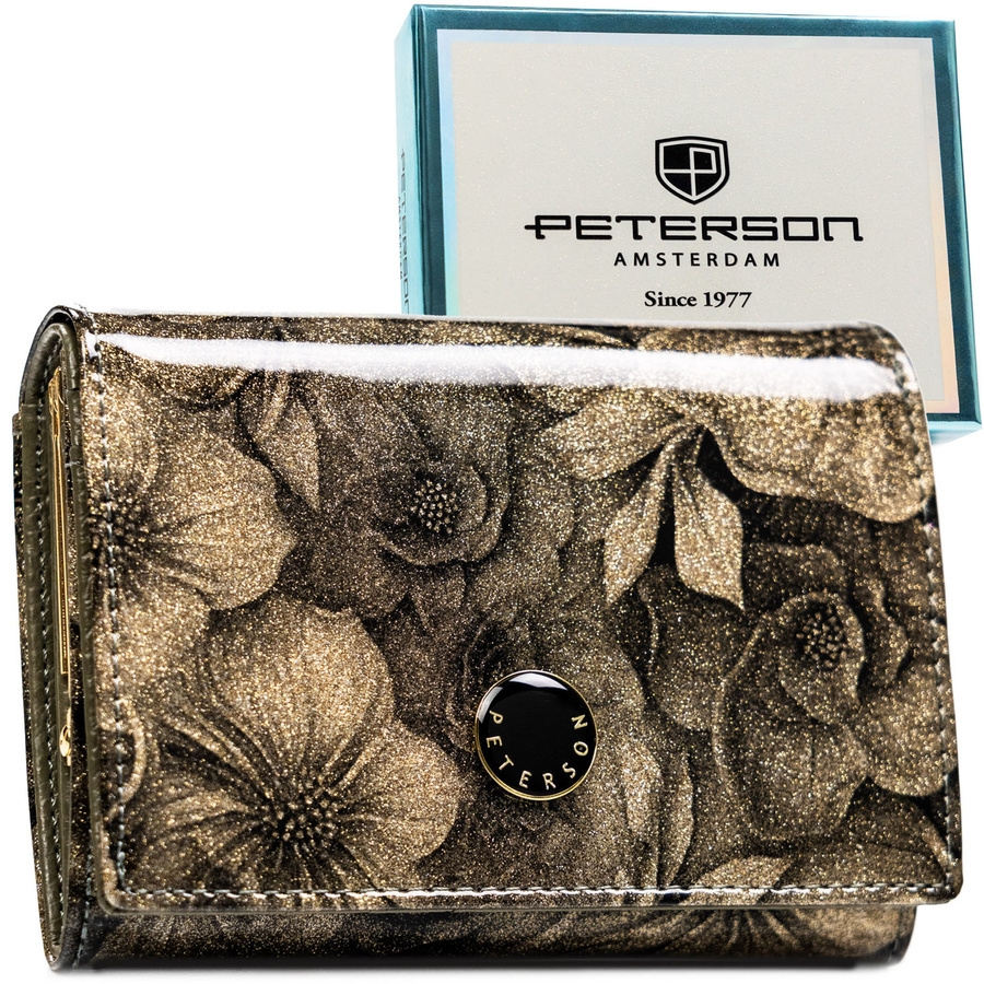 Portfel damski Peterson PTN PS445-FDS złoty