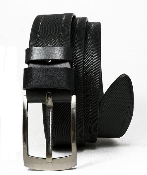 Pasek męski Rovicky [D] PRS-01-BGE czarny
