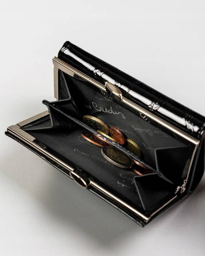 Portfel skórzany Pierre Cardin [DH] 02 LEAF 117 czarny