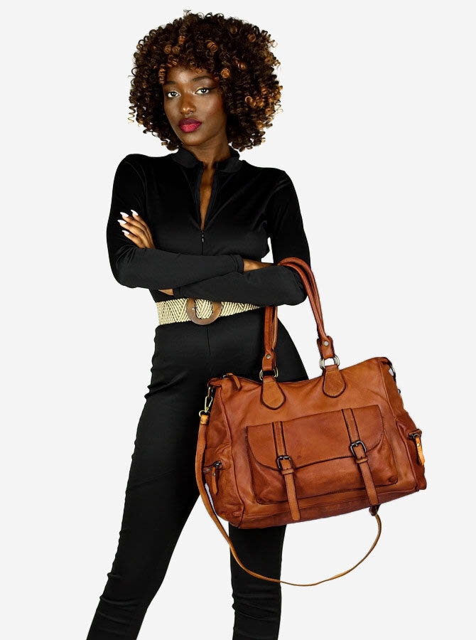 Shopperka camelowa MARCO MAZZINI vs113