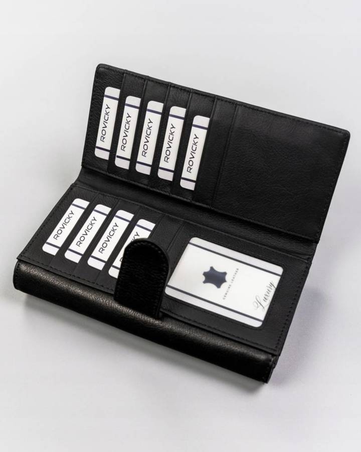 Portfel skórzany Pierre Cardin [DH] 06 ITALY 121 czarny