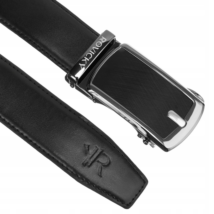 Pasek skórzany Rovicky RV-AB35 czarny