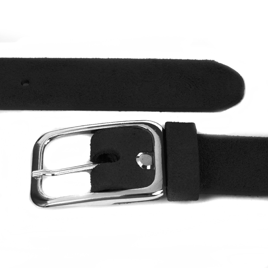 BELTIMORE damski pasek skórzany czarny pudełko A92 : Kolory - czarny, Rozmiar pasków - r.110-125 cm