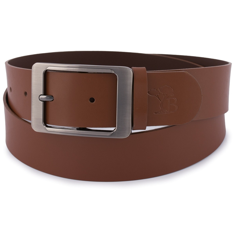 Pasek skórzany BELTIMORE r.95-110 cm D81 brązowy