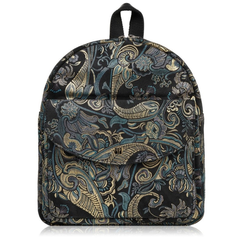 Portfel damski skórzany T-09-G i plecak damski skórzany miejski T-18-G zestaw prezentowy dla niej Paolo Peruzzi ZUP-112-G