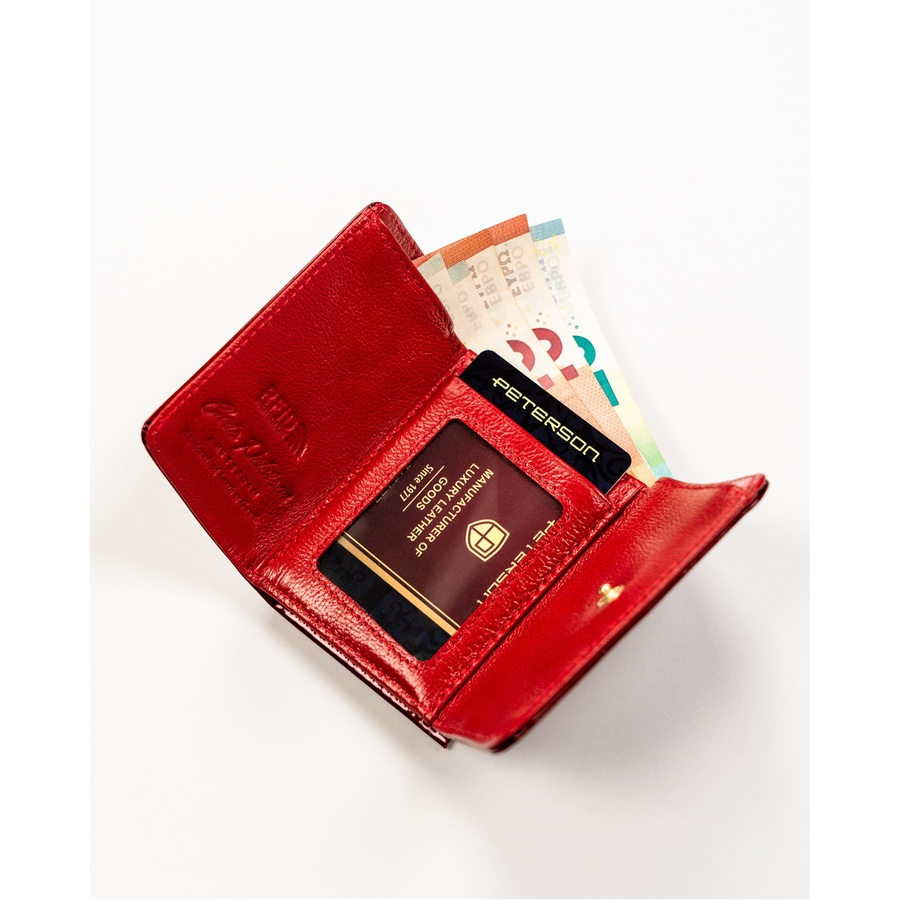 Portfel damski Peterson PTN 5157-SH czerwony