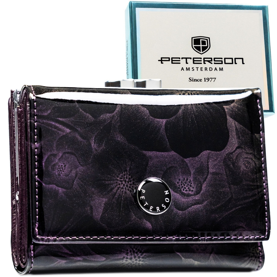 Portfel damski Peterson PTN PS15-09-FDS fioletowy