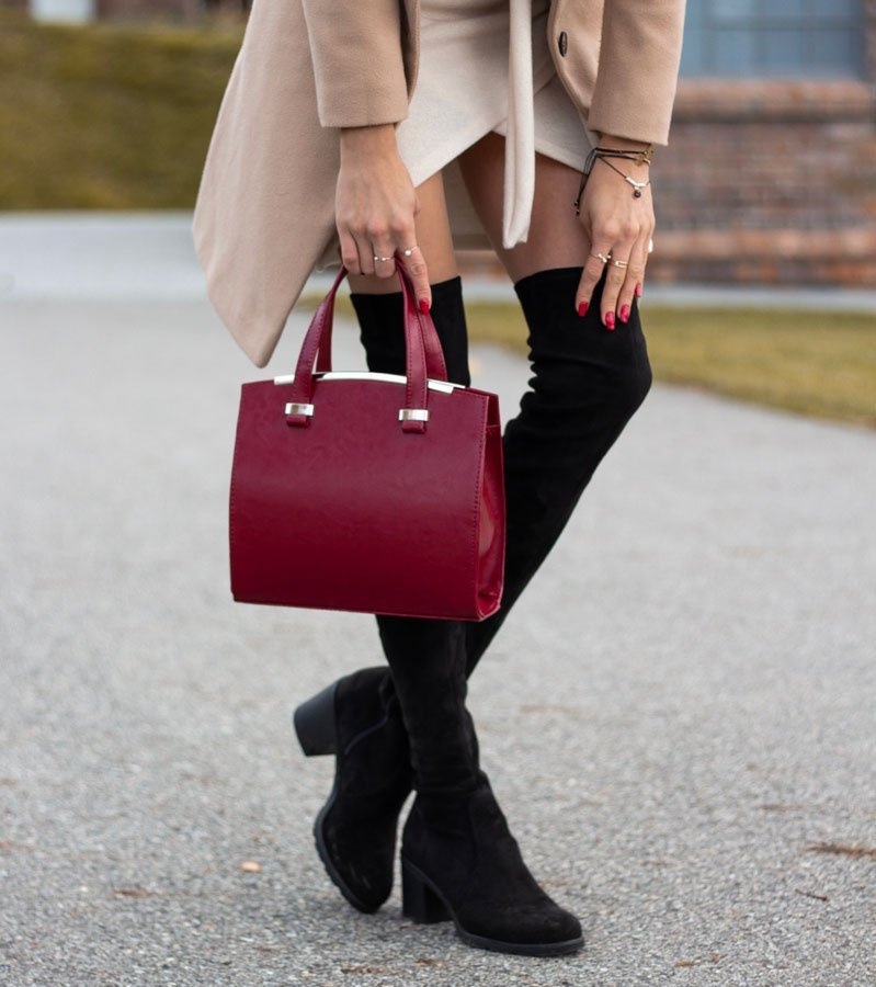 Torebka damska skórzana camel DAN-A T308