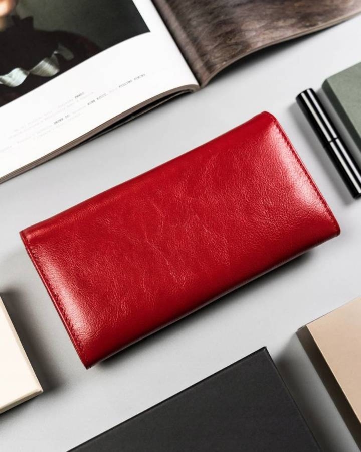 Portfel czerwony Pierre Cardin [DH] 06 ITALY 100