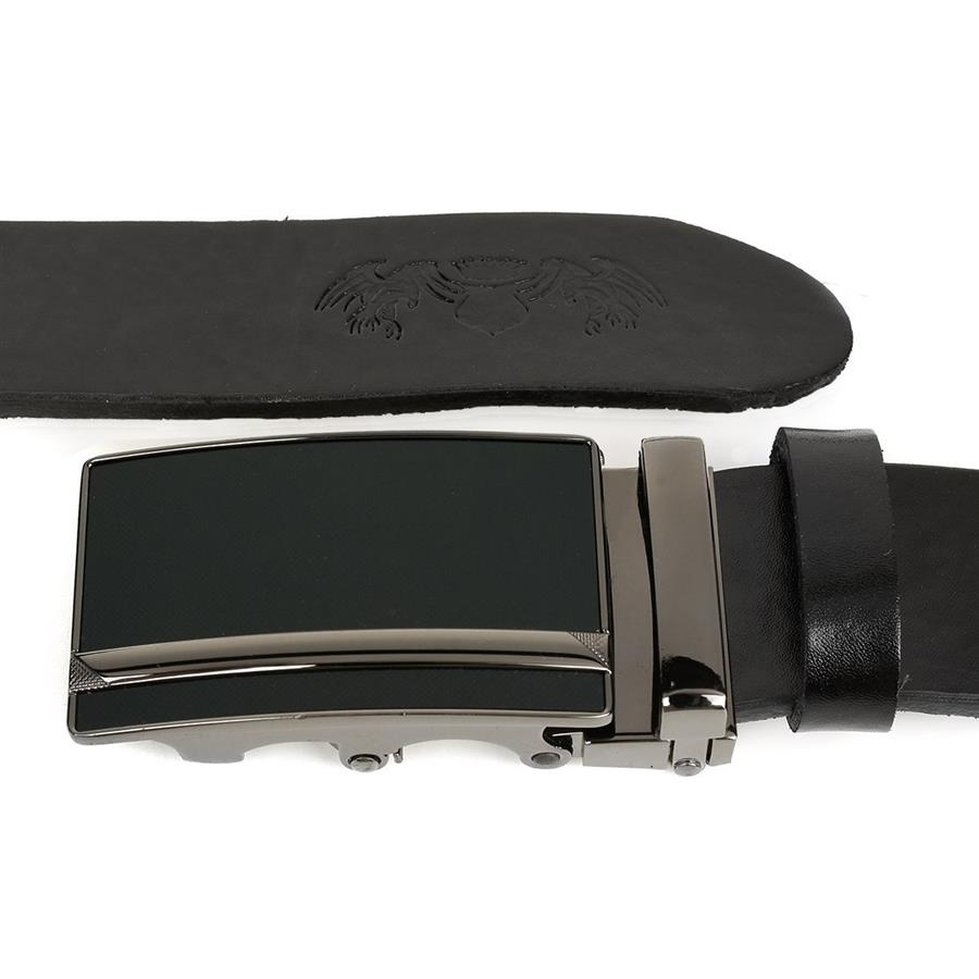 Zestaw męski skórzany premium Beltimore portfel pasek T94 : Kolory - czarny, Rozmiar pasków - r.115-130 cm