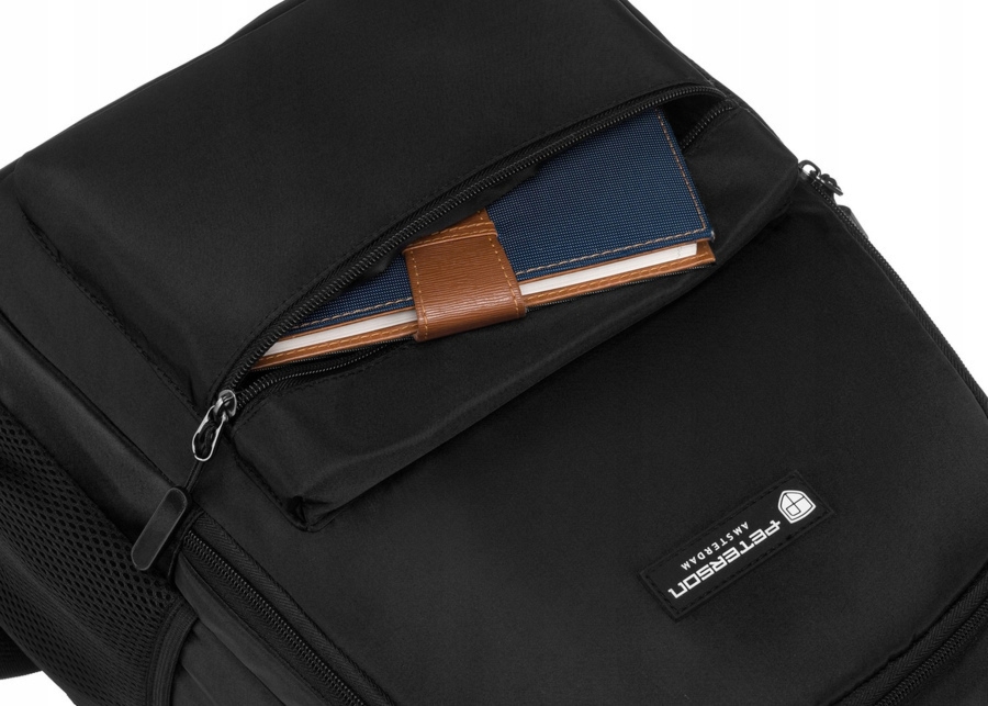 Plecak męski Peterson PTN 79902 czarny