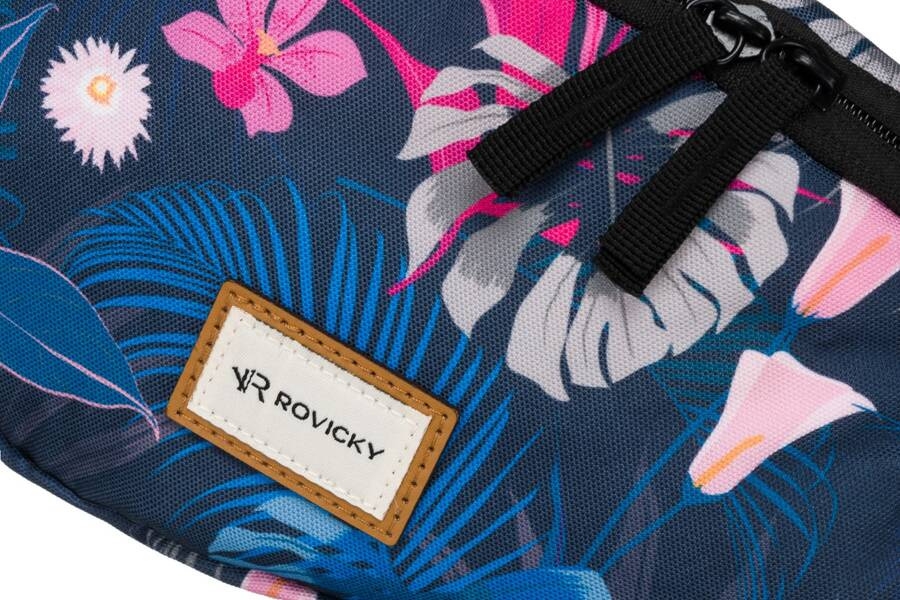 Saszetka nerka print liście Rovicky R-SN01 04