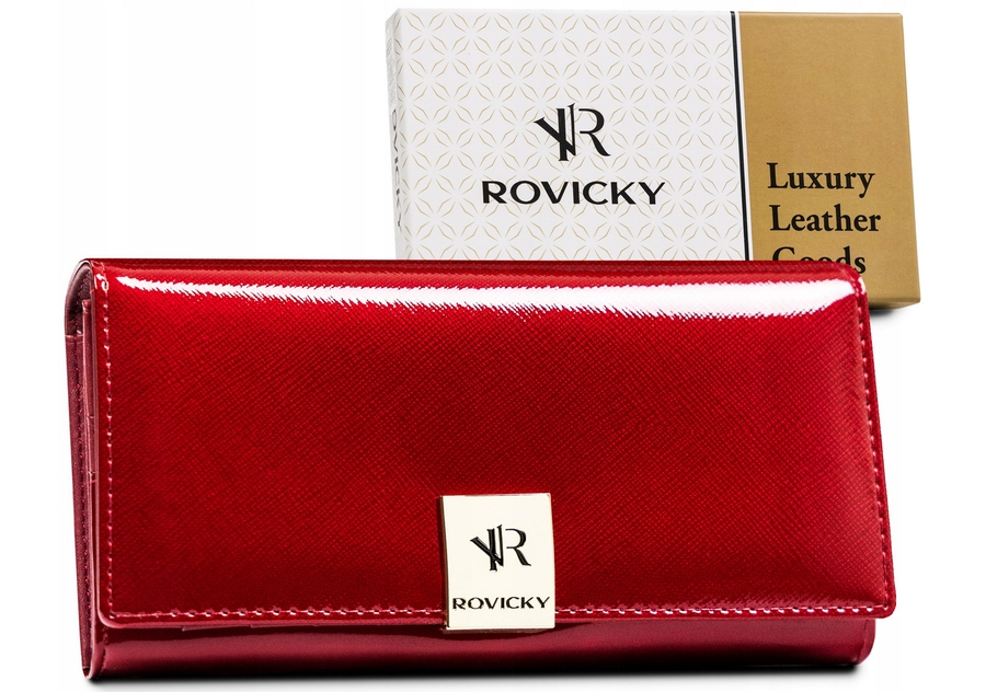 Portfel damski Rovicky RH-27A-1-SAF czerwony