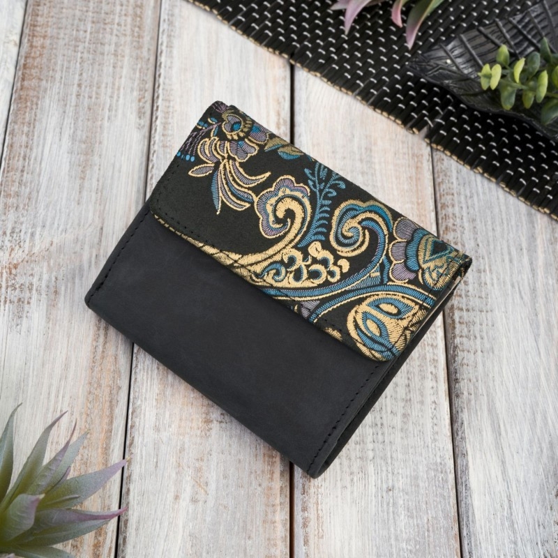 ZESTAW PREZENTOWY DLA NIEJ ZUP-102-G SASZETKA SKÓRZANA T-36-G I PORTFEL SKÓRZANY T-11-G