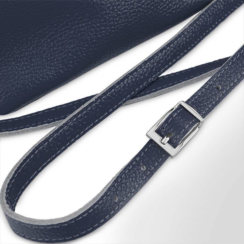 Listonoszka skórzana BETLEWSKI TWB-DOL-10 granatowa