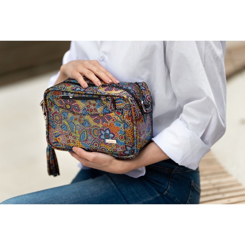 Listonoszka skórzana damska kolorowa Paolo Peruzzi Z-44-O